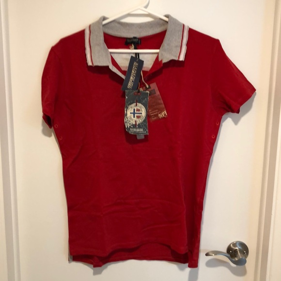 NWT Rare Vintage Napapijri Women's Polo Shirt - Picture 3 of 8